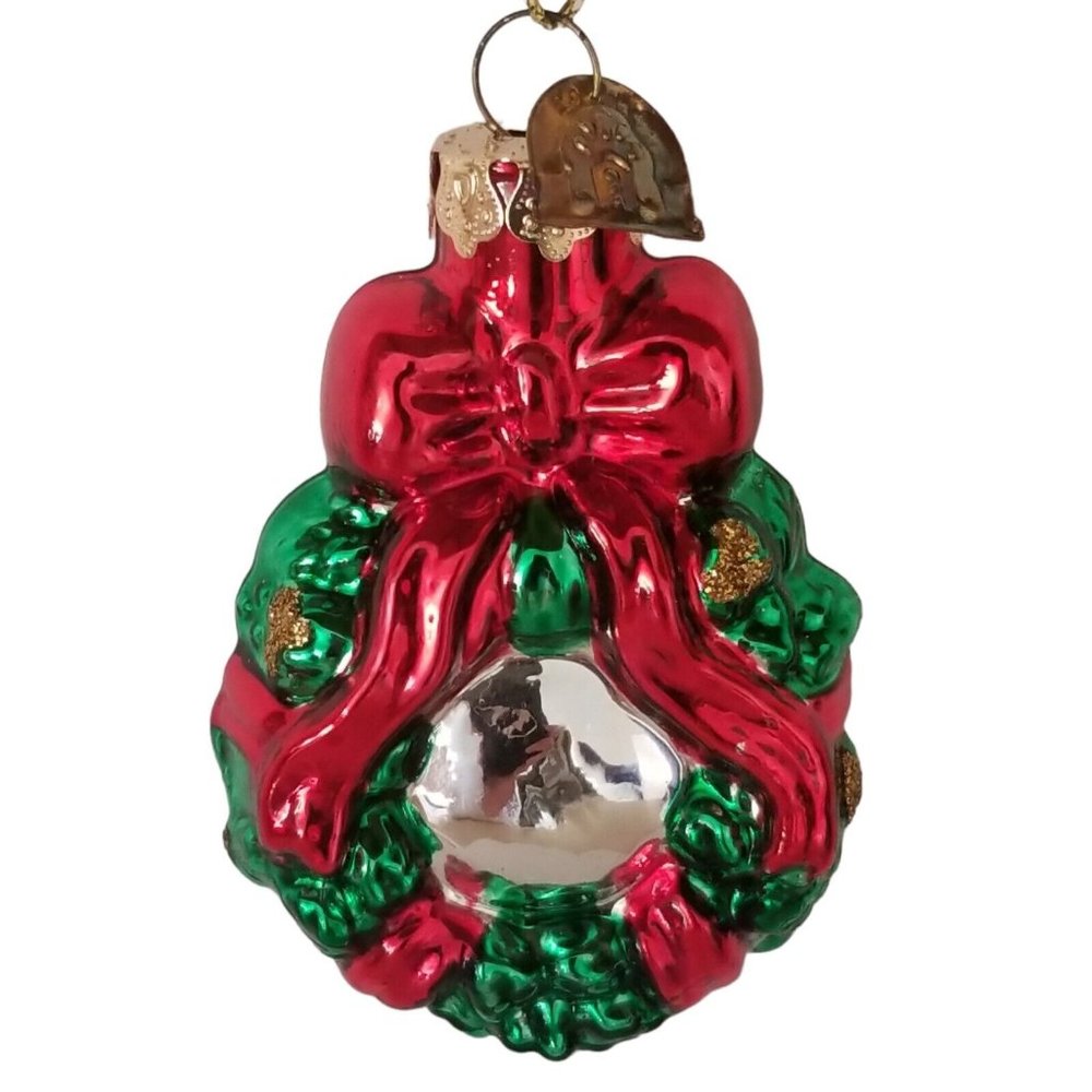 Christmas Ornament Glass Holiday Wreath Thomas Pacconi Museum Series 2003 Xmas - Picture 2 of 7